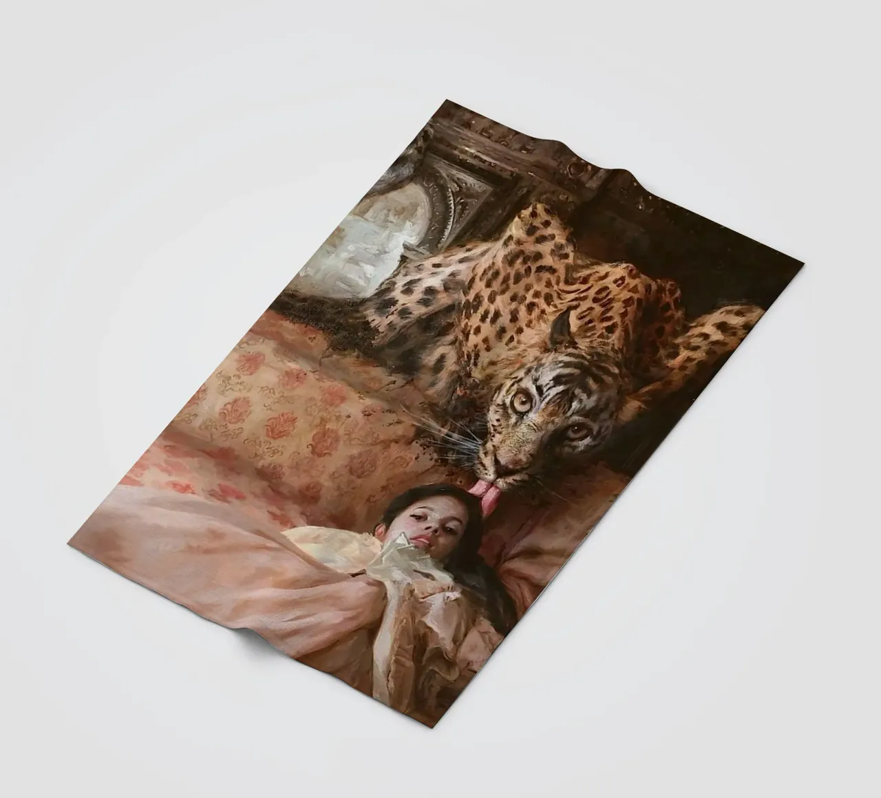 Guillermo Lorca Das englische Bett Fleecedecke von Birgitart