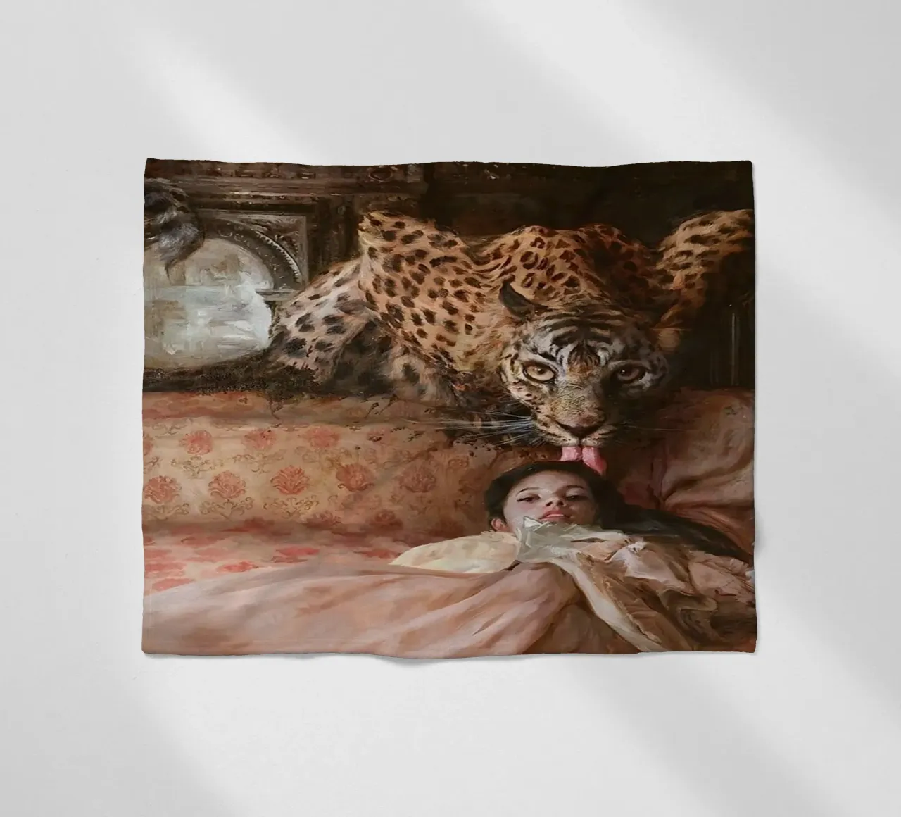 Guillermo Lorca Das englische Bett Fleecedecke von Birgitart