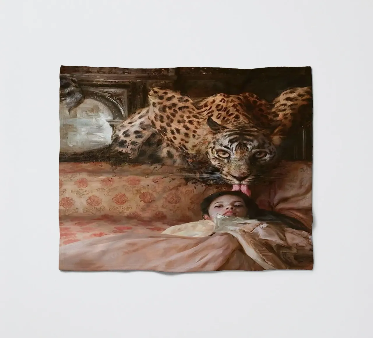 Guillermo Lorca Das englische Bett Fleecedecke von Birgitart