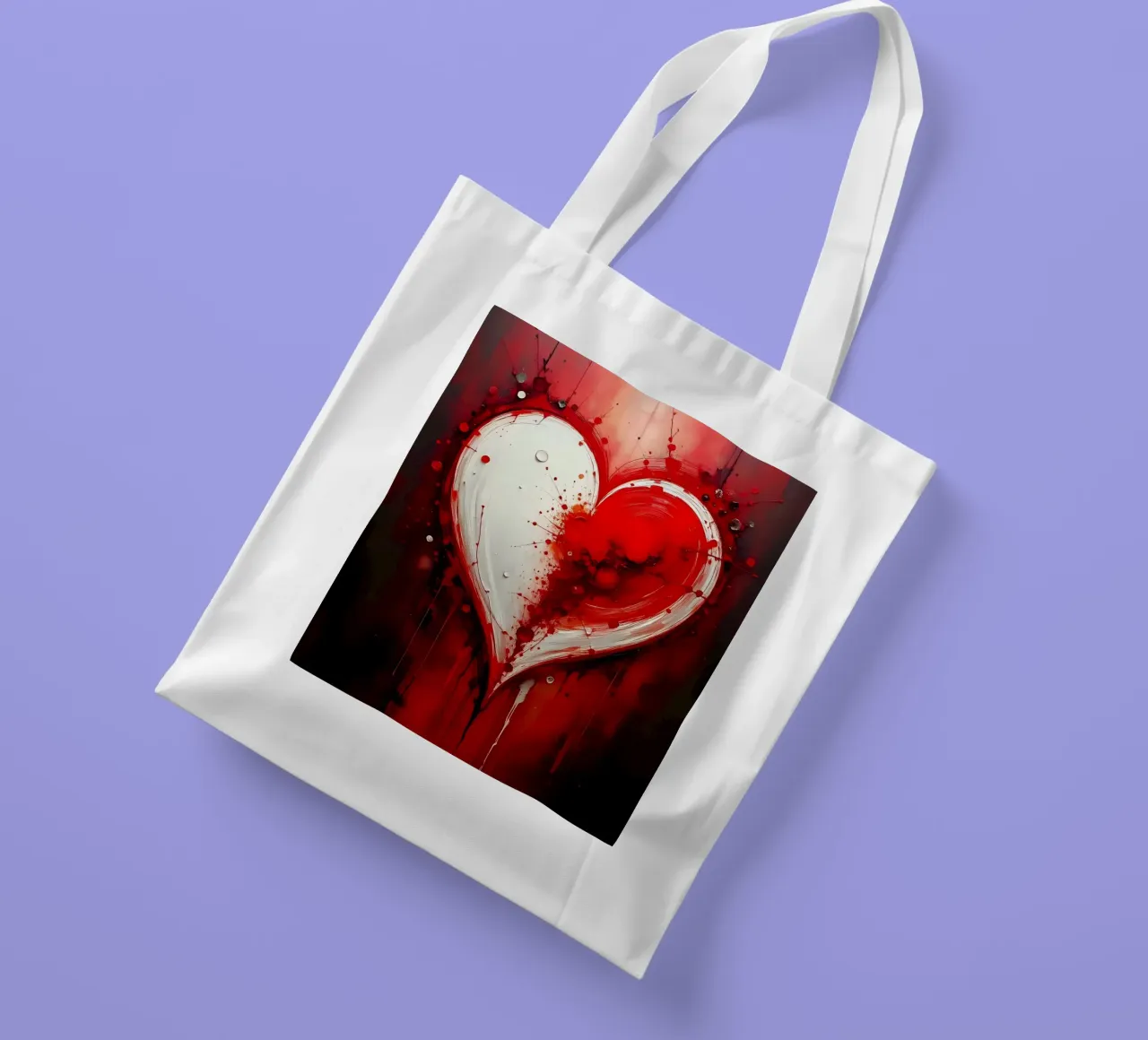 cuore_rosso_bianco_4 borsa in juta da Pink- und LoveArt by LK