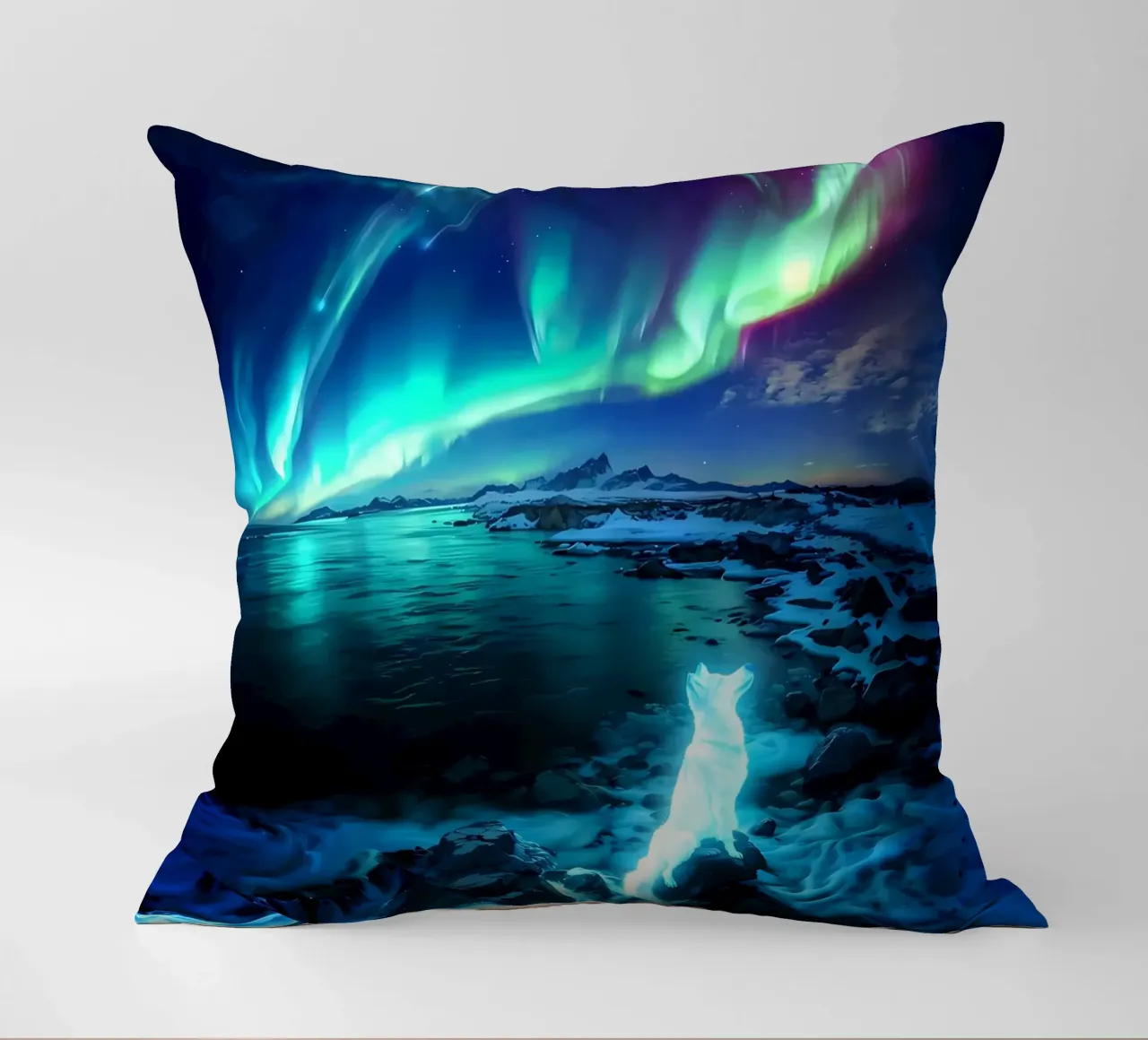 Aurora Howl decorative cushion by Matthew Katz
