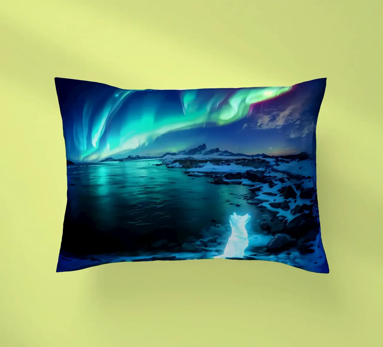 Aurora Howl decorative cushion by Matthew Katz