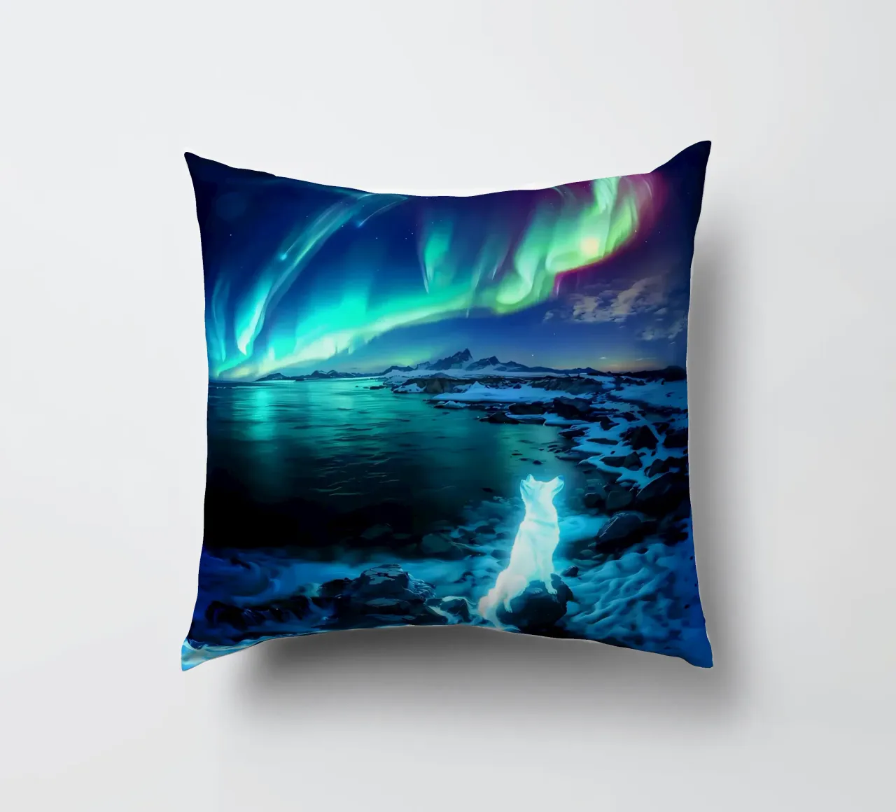 Aurora Howl decorative cushion by Matthew Katz