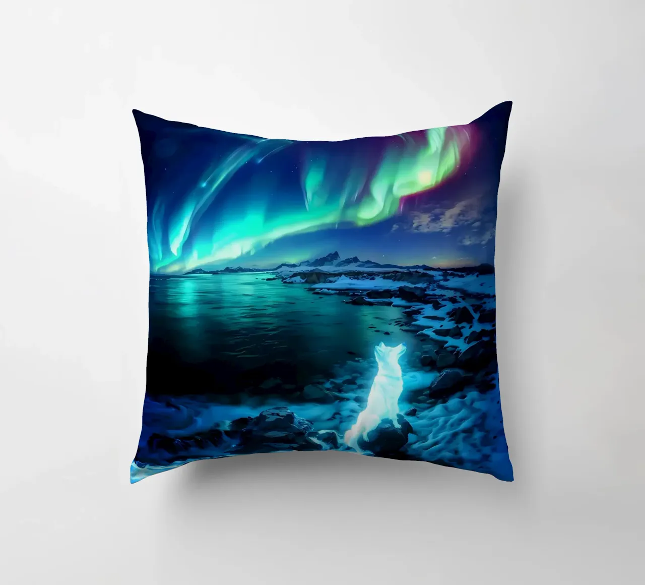 Aurora Howl decorative cushion by Matthew Katz