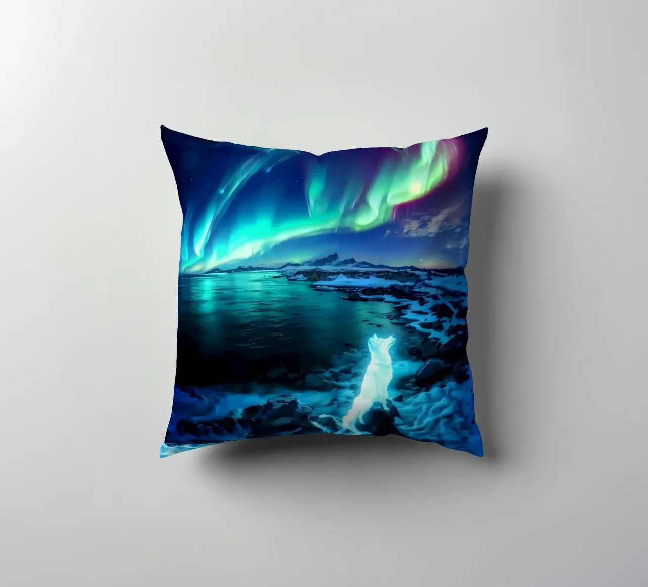 Aurora Howl decorative cushion by Matthew Katz