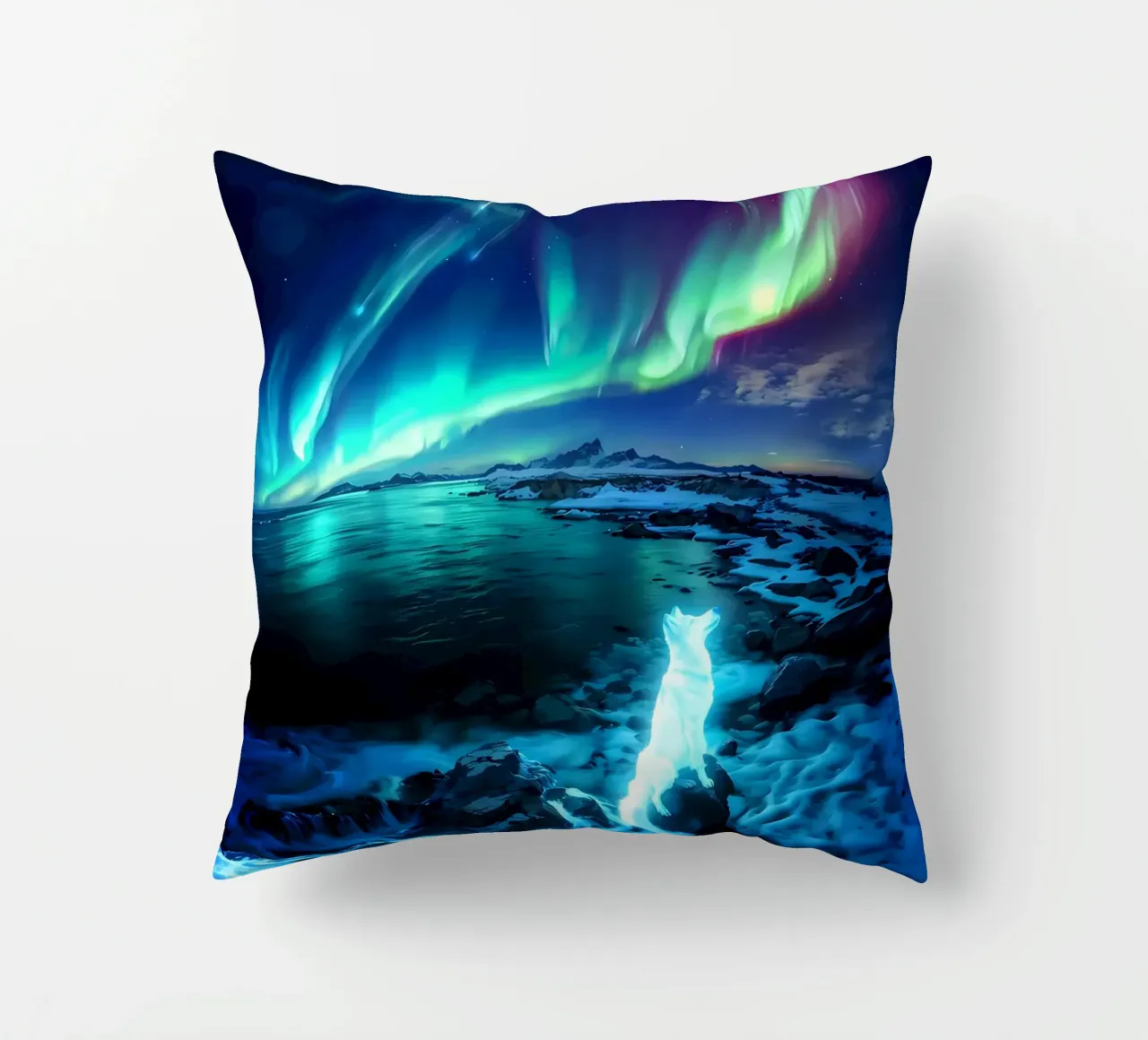 Aurora Howl decorative cushion by Matthew Katz