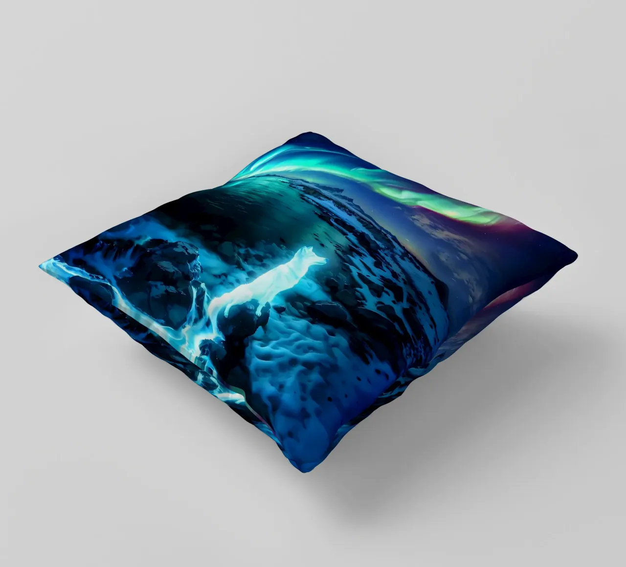 Aurora Howl decorative cushion by Matthew Katz