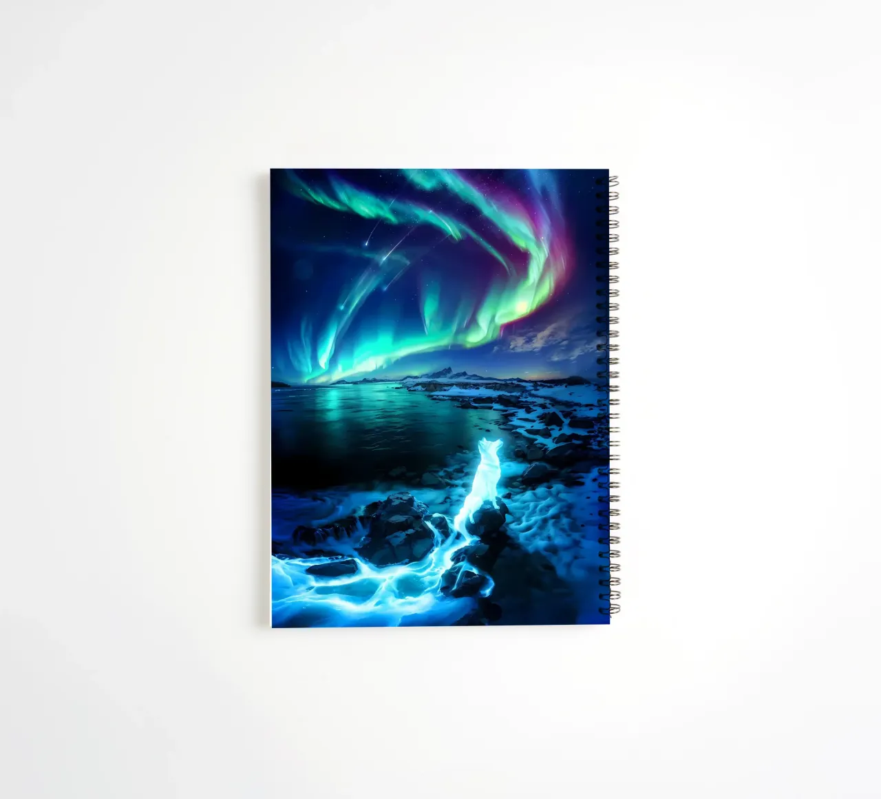Aurora Howl spiral notebook by Matthew Katz