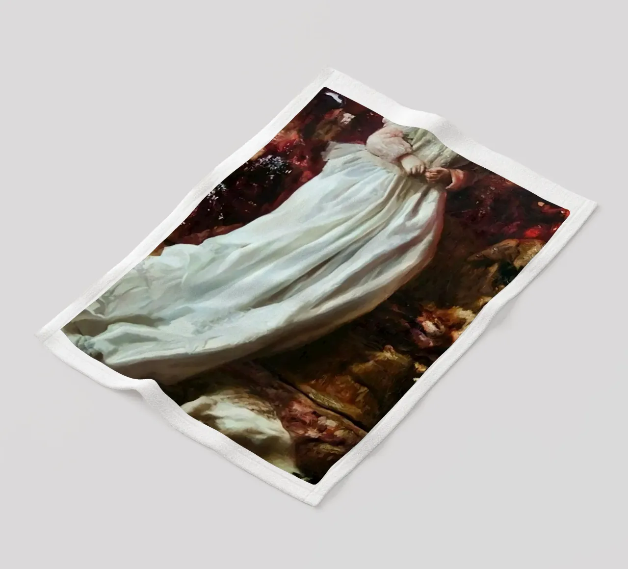 Guillermo Lorca The Girl and the Dog fleece blanket by Birgitart