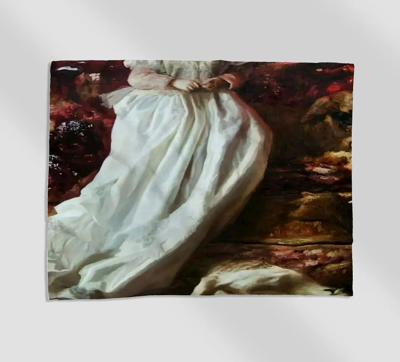Guillermo Lorca La ragazza e il cane telo mare da Birgitart