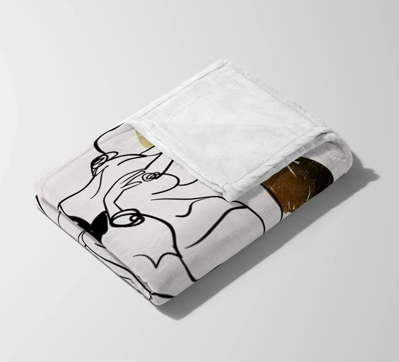 Ballerinas fleece blanket by Kubistika