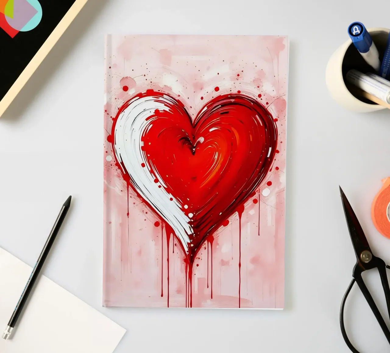 cuore_rosso_bianco_5 diario da Pink- und LoveArt by LK