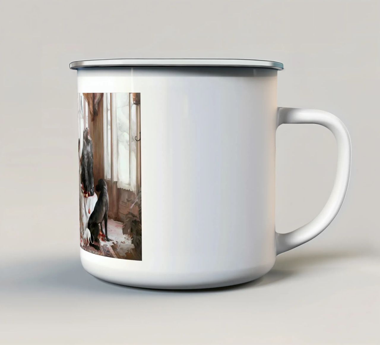 Guillermo Lorca The Healer tazza in smalto da Birgitart