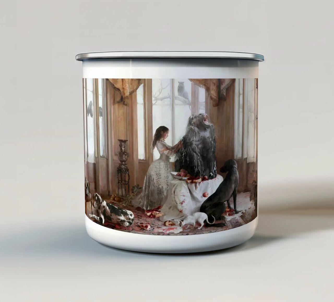 Guillermo Lorca The Healer tazza in smalto da Birgitart