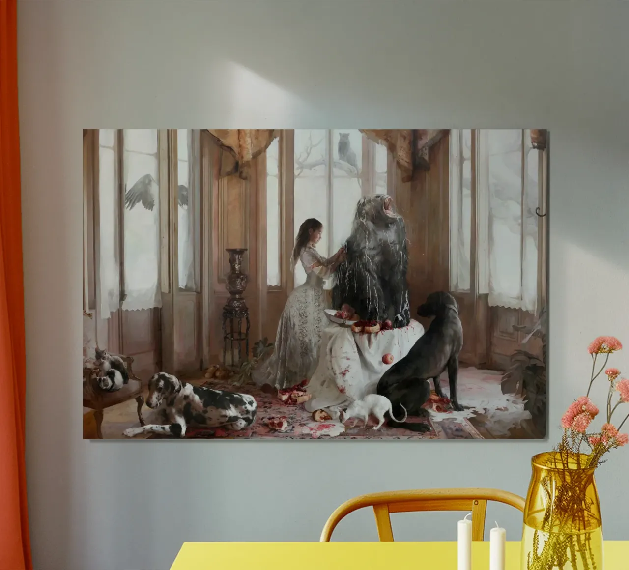 Guillermo Lorca The Healer poster con telaio in plastica da Birgitart