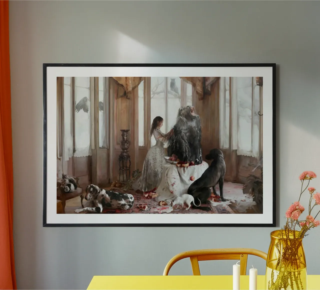 Guillermo Lorca The Healer poster con telaio in plastica da Birgitart