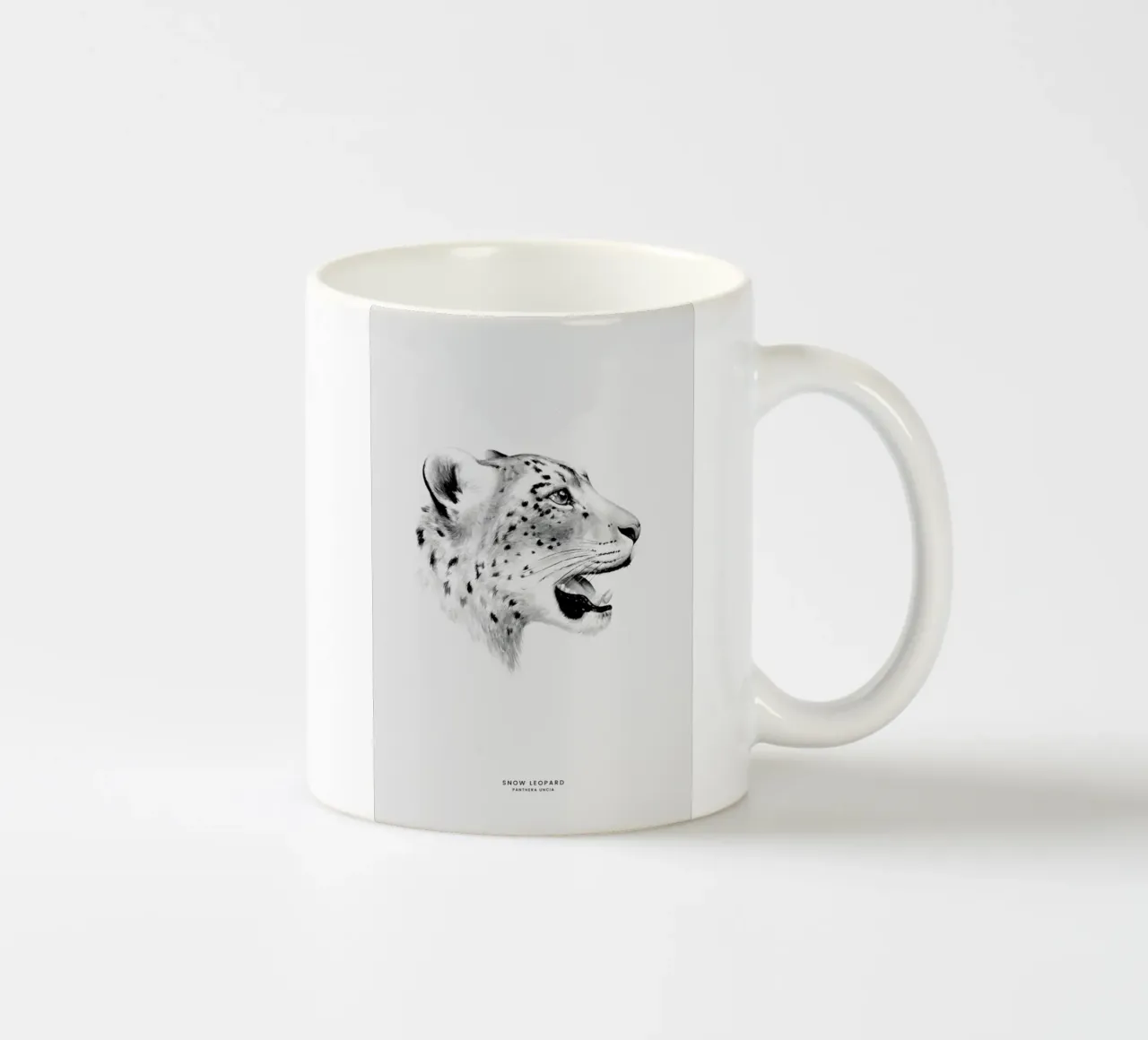 Snow Leopard tazza in ceramica da Flora & Fauna