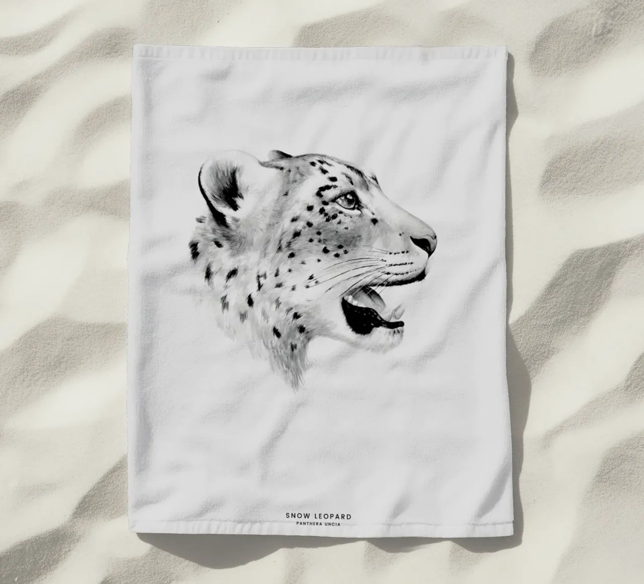 Snow Leopard telo mare da Flora & Fauna