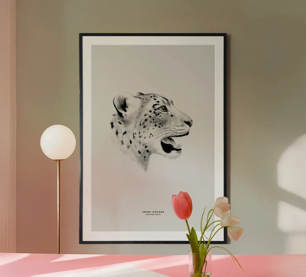 Snow Leopard poster da Flora & Fauna