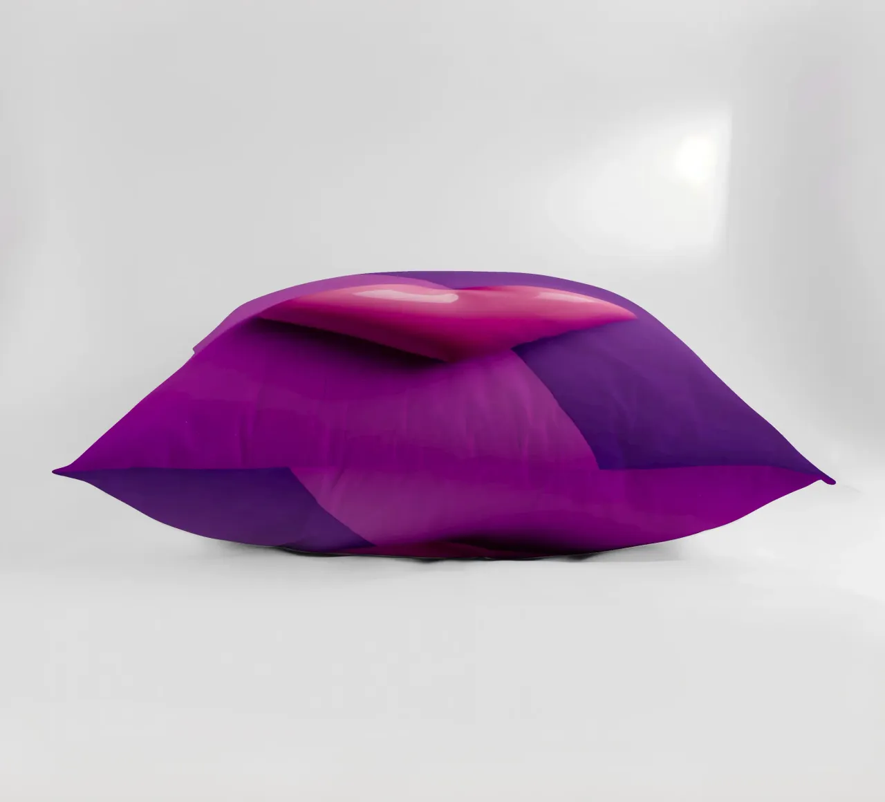 Cuore_2 cuscino da Pink- und LoveArt by LK