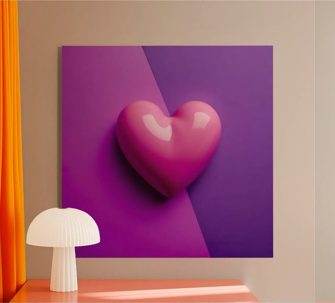 Cuore_2 plexiglass da Pink- und LoveArt by LK
