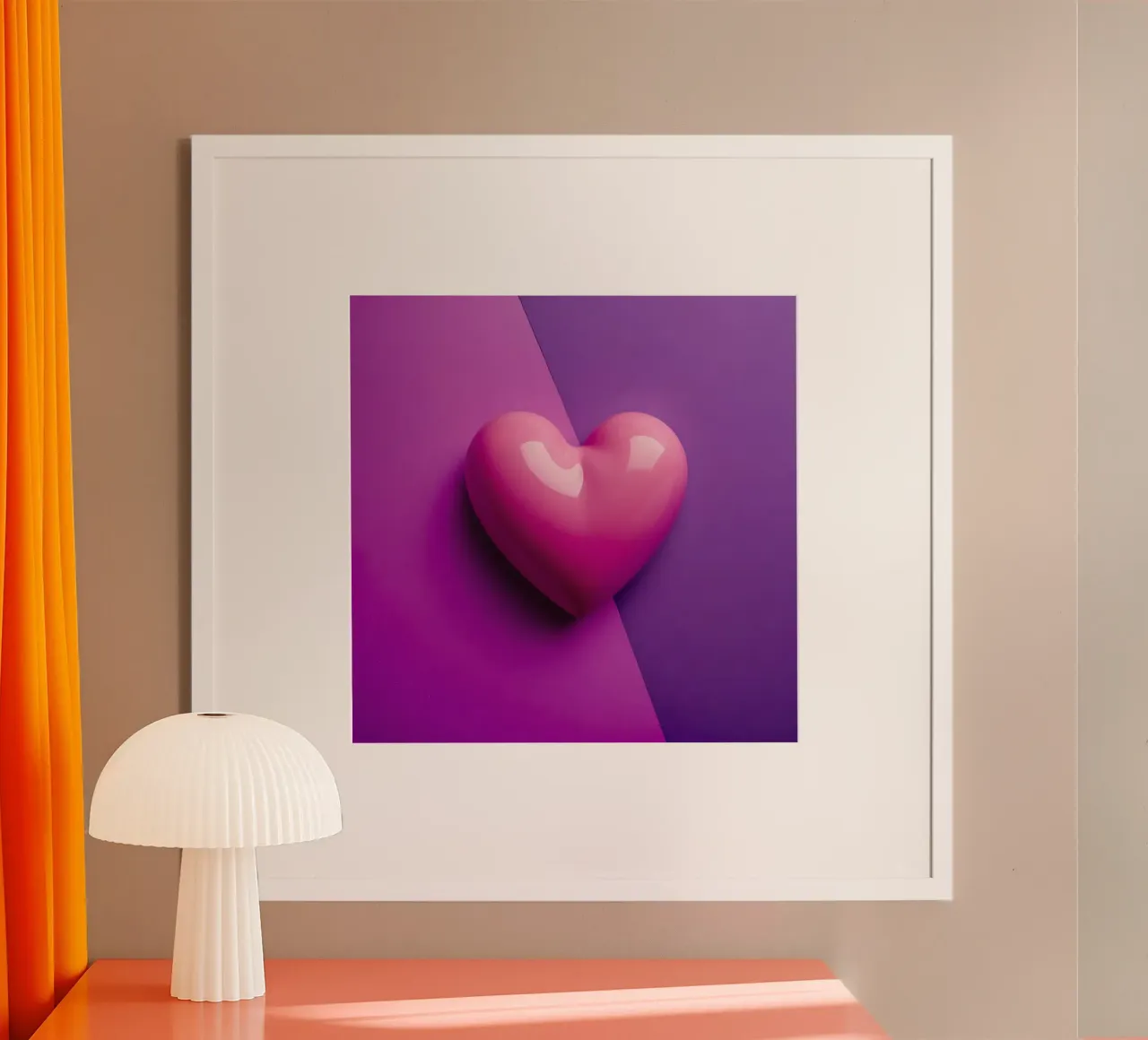 Cuore_2 poster da Pink- und LoveArt by LK