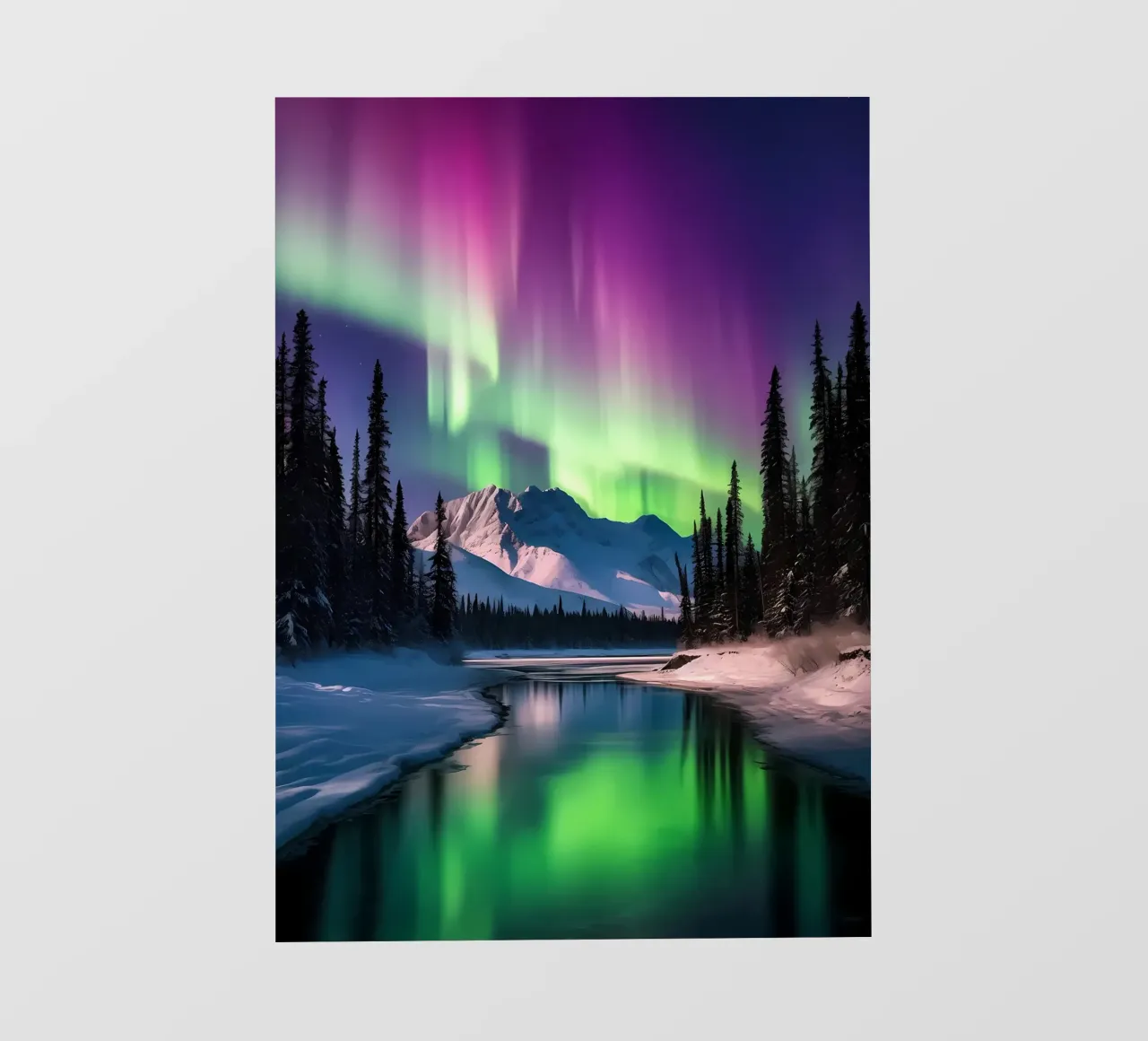 Nordlichter Aurora Backlit Folie von Matthew Katz