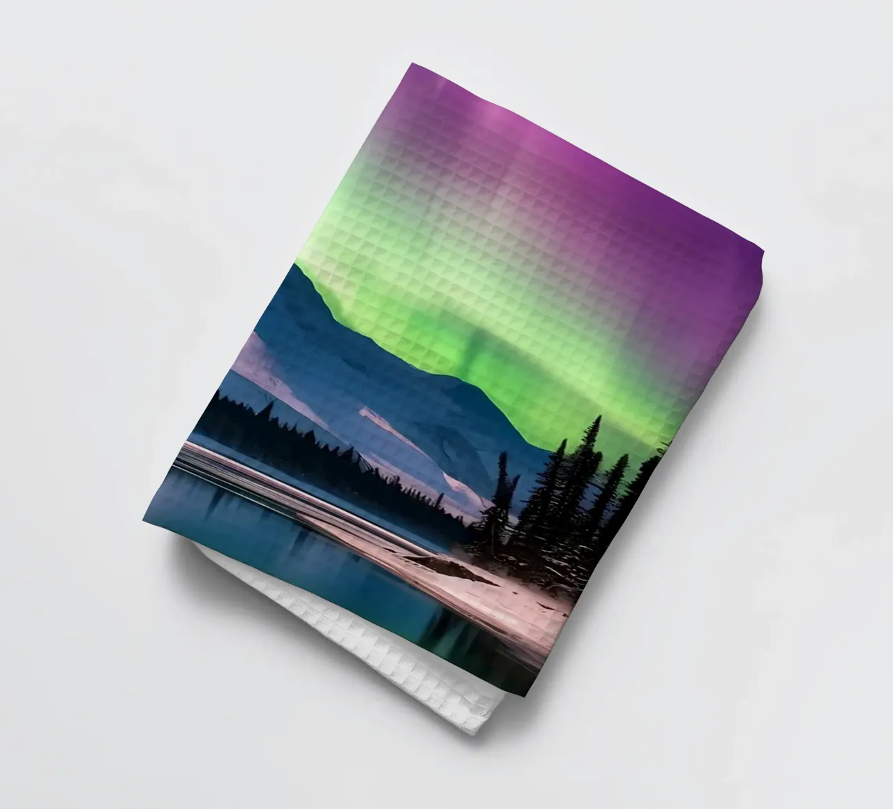 Nordlichter Aurora Geschirrtuch von Matthew Katz