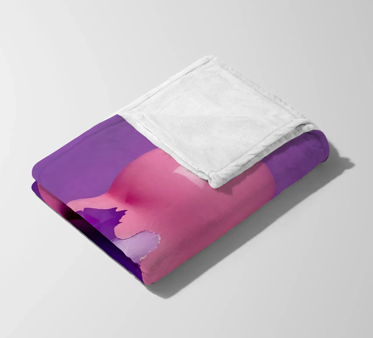 Cuore_3 coperta in pile da Pink- und LoveArt by LK