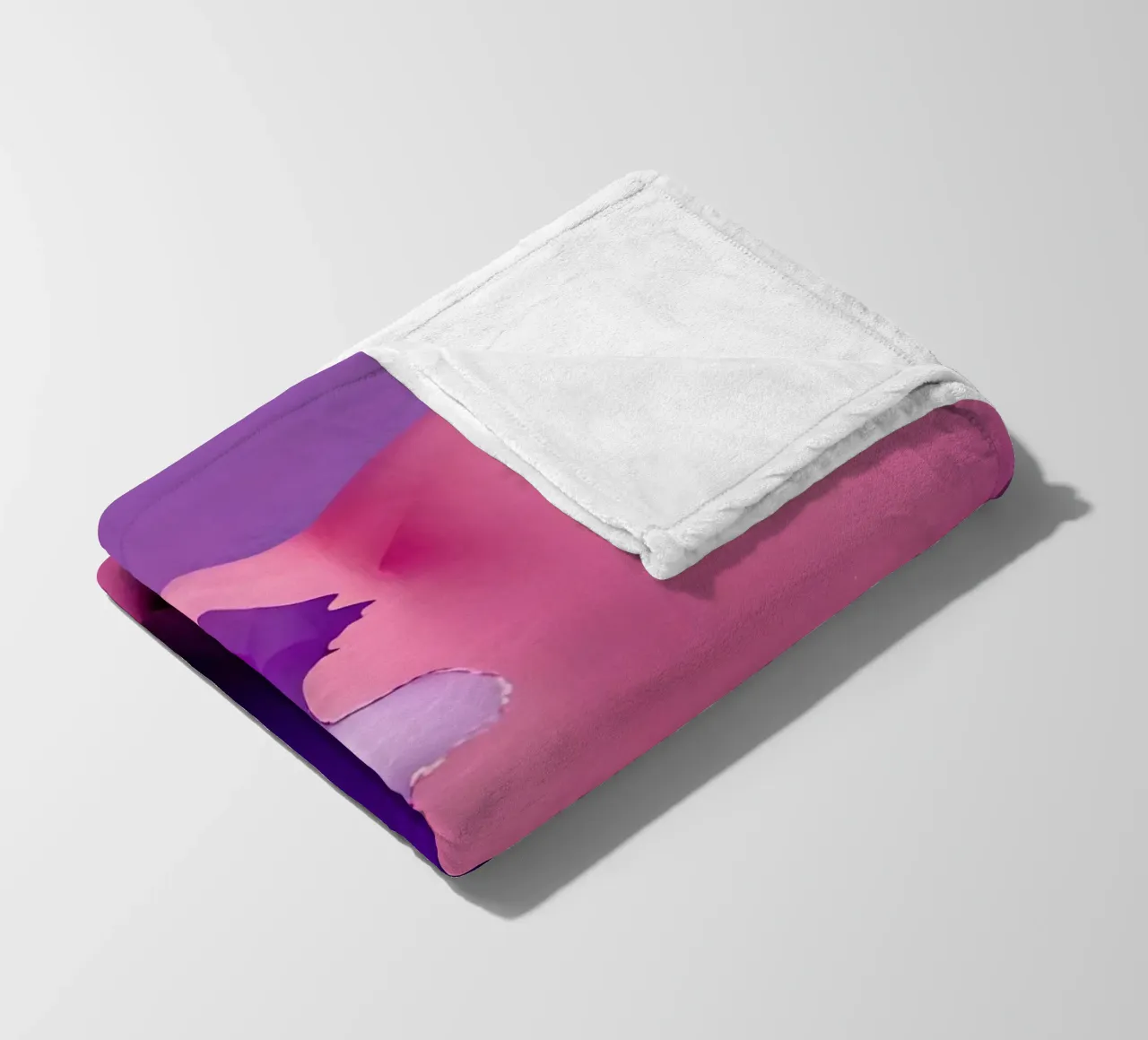 Cuore_3 coperta in pile da Pink- und LoveArt by LK