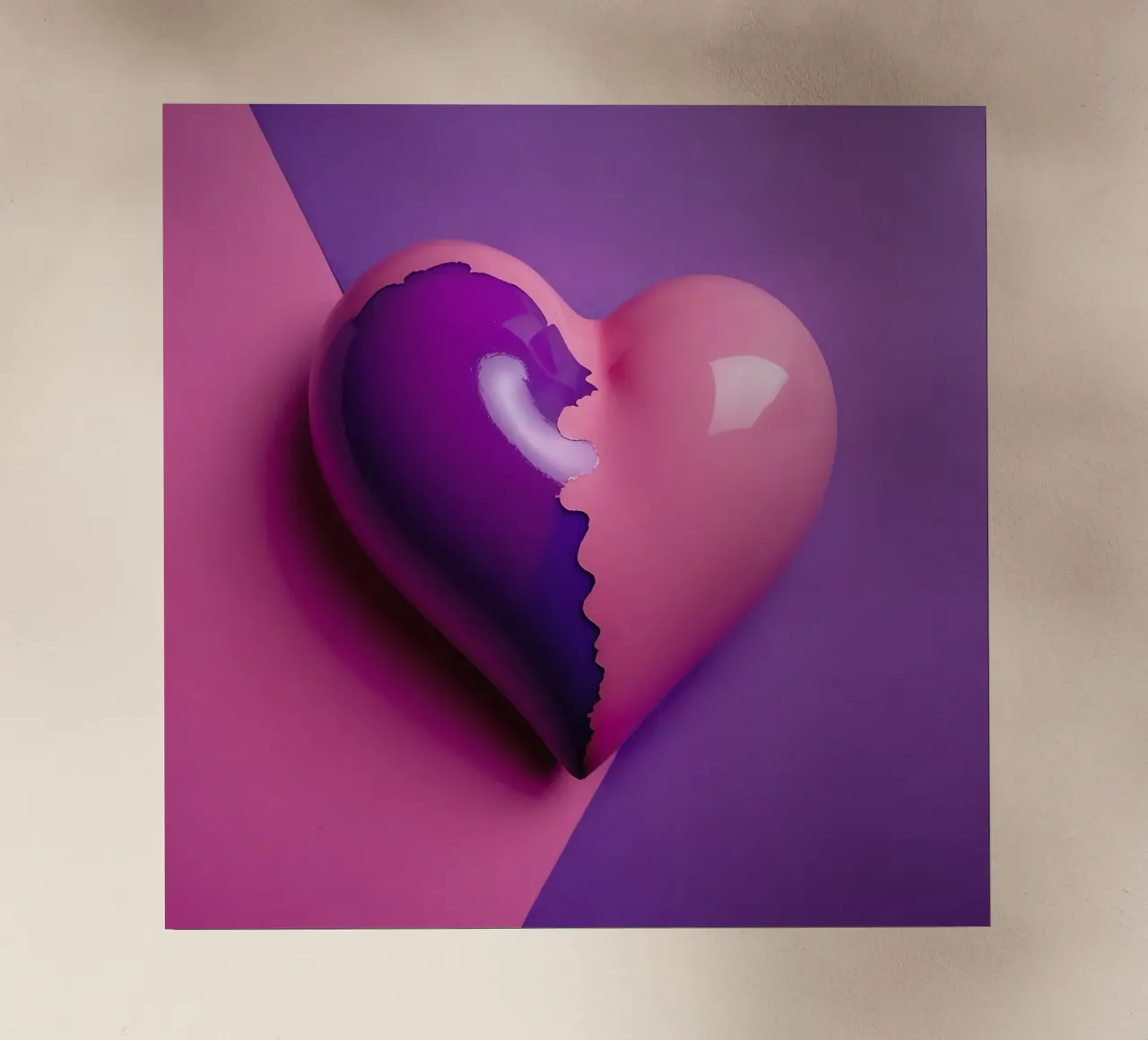 Cuore_3 pellicola backlit da Pink- und LoveArt by LK