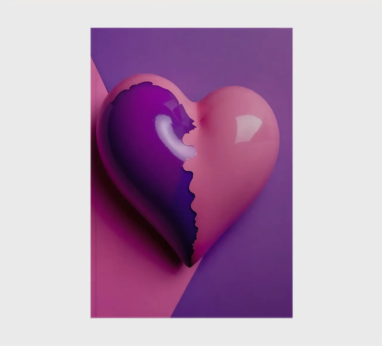 Heart_3 notebook by Pink- und LoveArt by LK