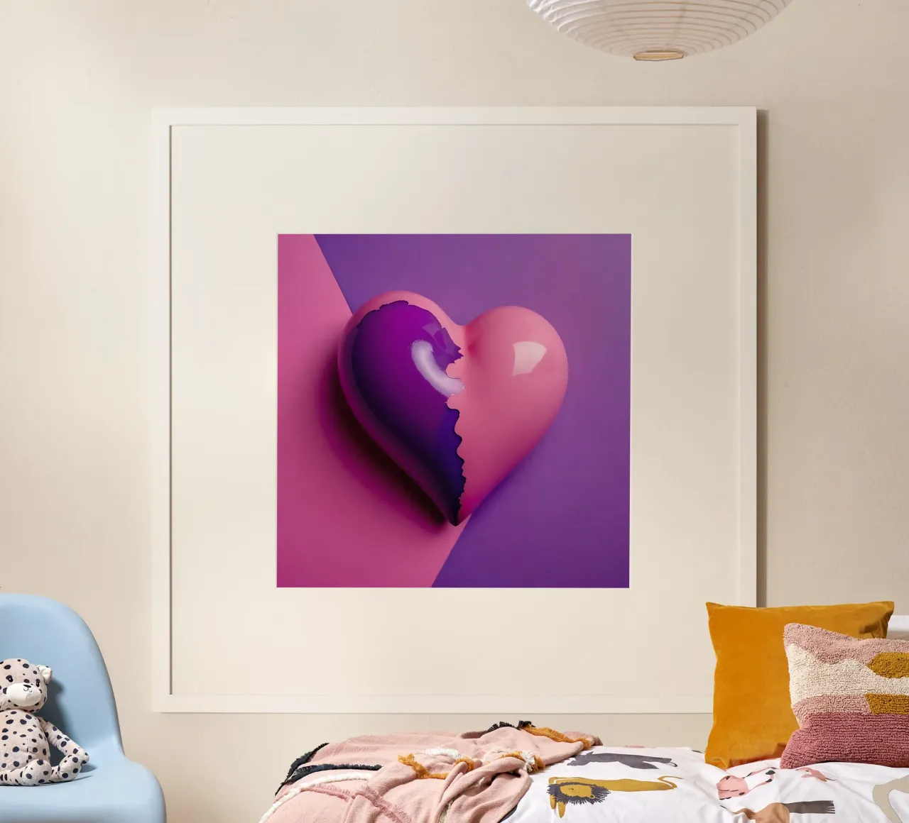 Cuore_3 poster da Pink- und LoveArt by LK