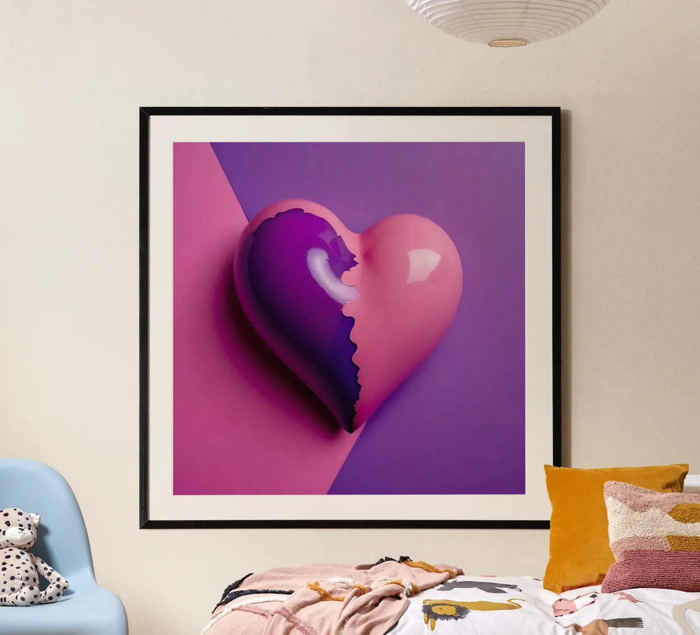 Heart_3 poster da Pink- und LoveArt by LK