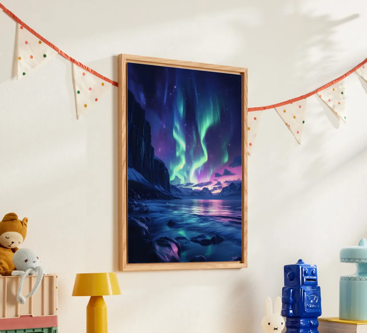 Paisaje Aurora Boreal metacrilato de Matthew Katz