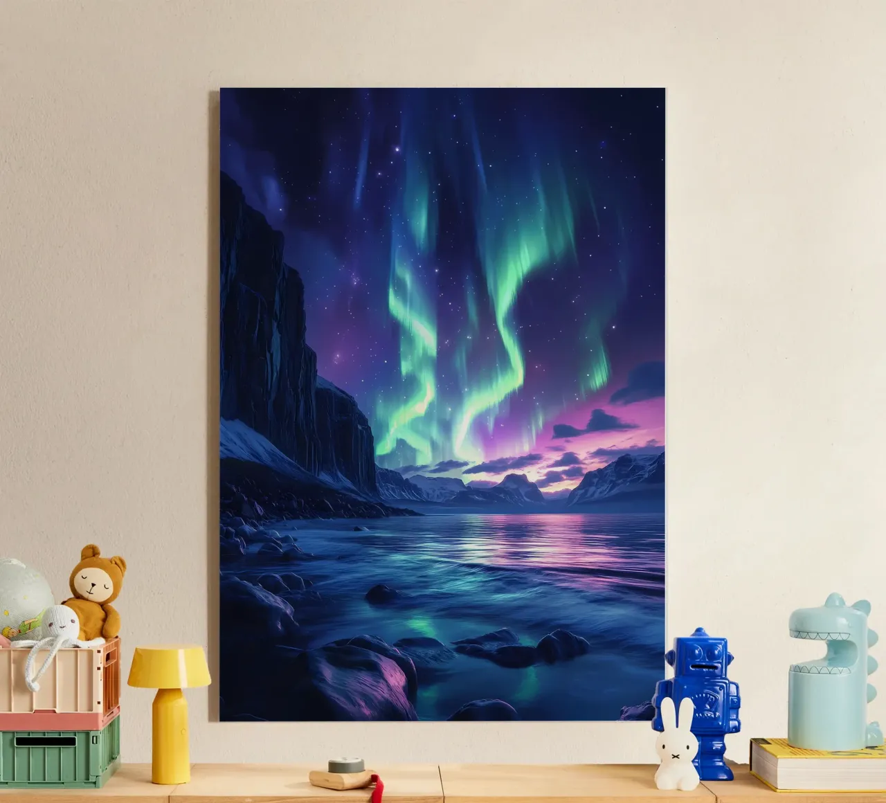 Paisaje Aurora Boreal metacrilato de Matthew Katz