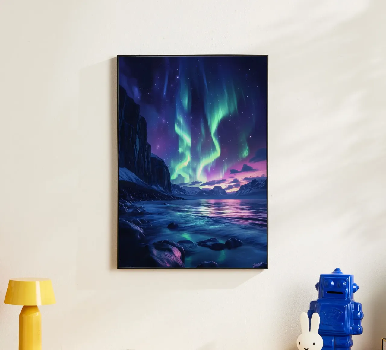 Paesaggio dell'Aurora Boreale alluminio dibond da Matthew Katz