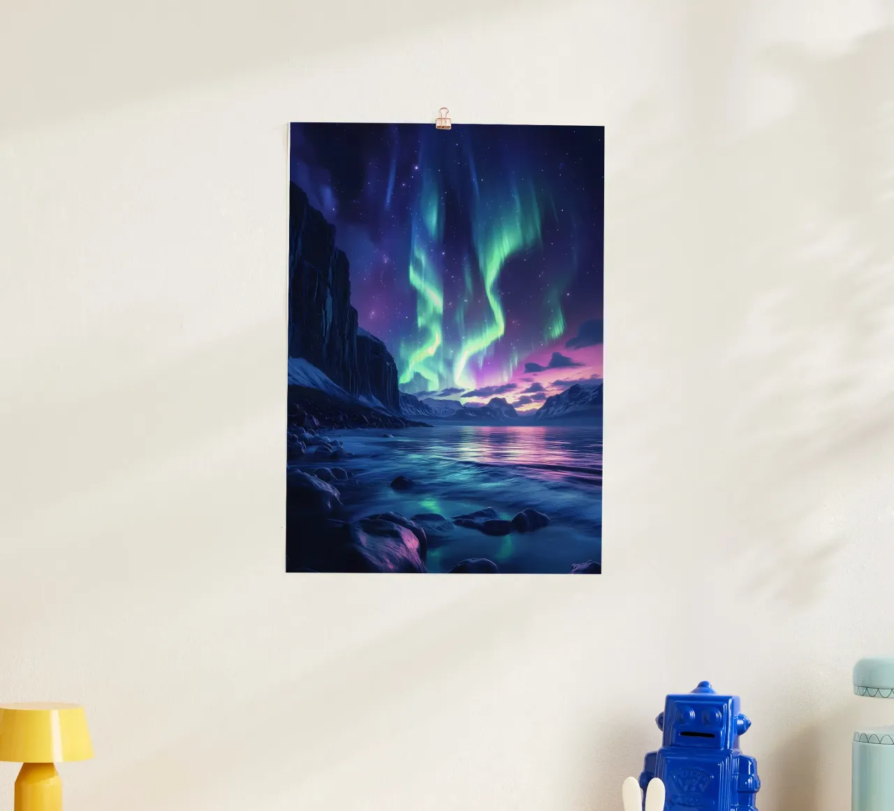 Paesaggio dell'Aurora Boreale carta hahnemühle da Matthew Katz