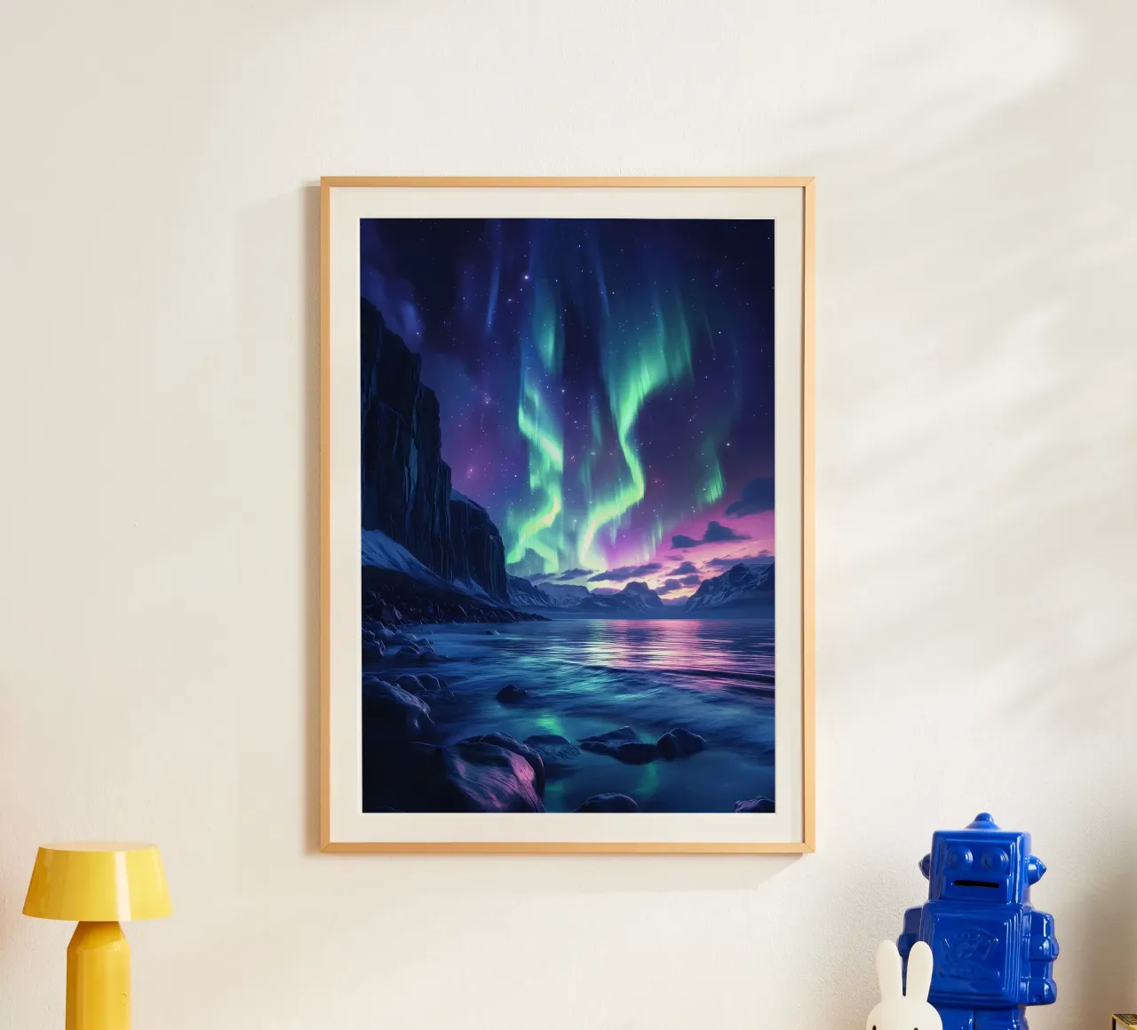 Paesaggio dell'Aurora Boreale carta hahnemühle da Matthew Katz