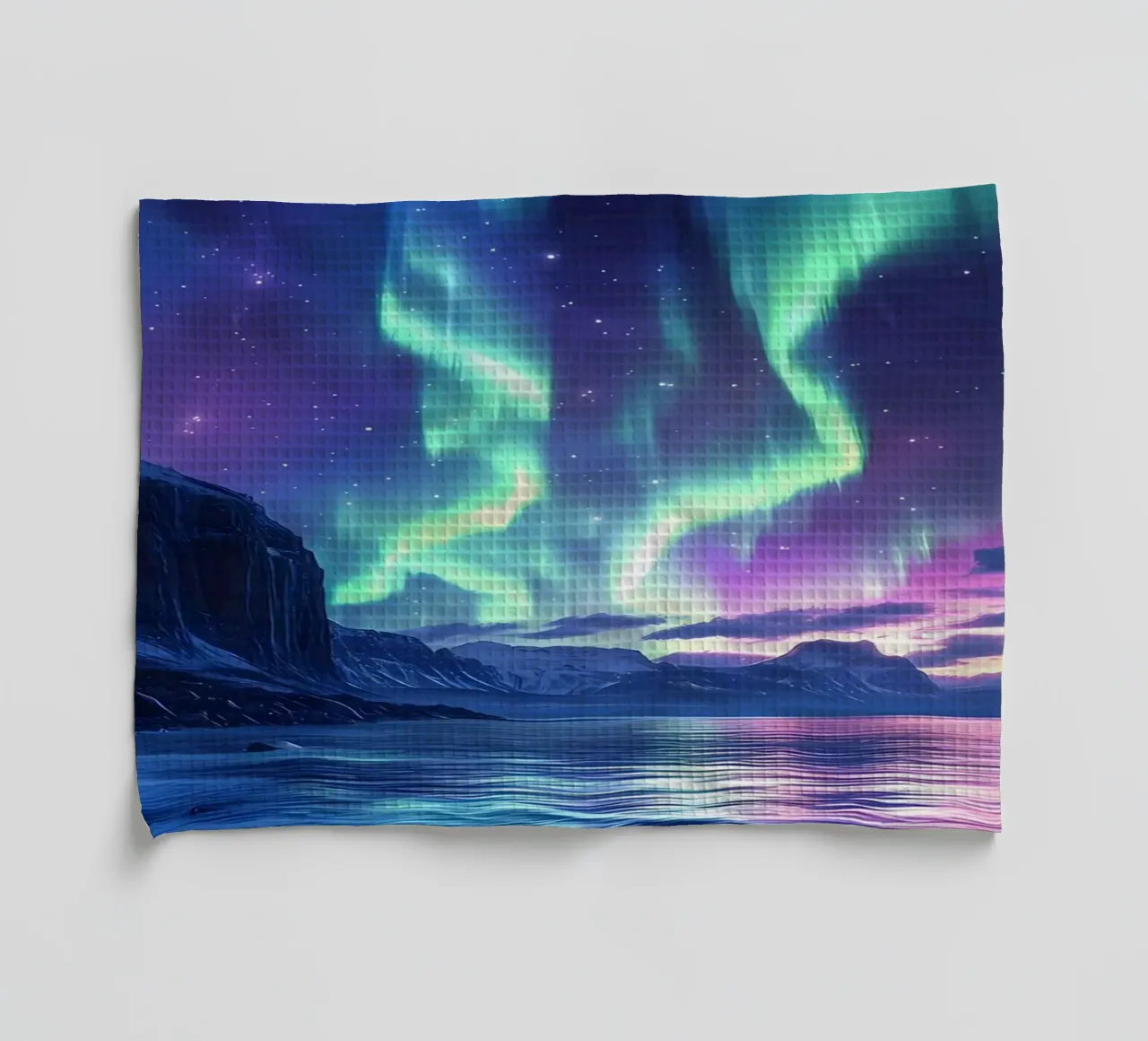 Paesaggio dell'Aurora Boreale canovaccio da cucina da Matthew Katz