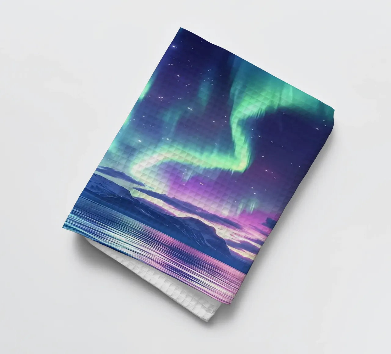 Paesaggio dell'Aurora Boreale canovaccio da cucina da Matthew Katz