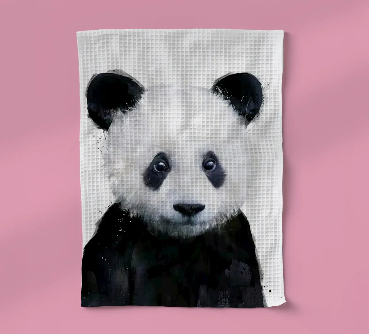 Panda Bear Art Print torchon de ZARAH