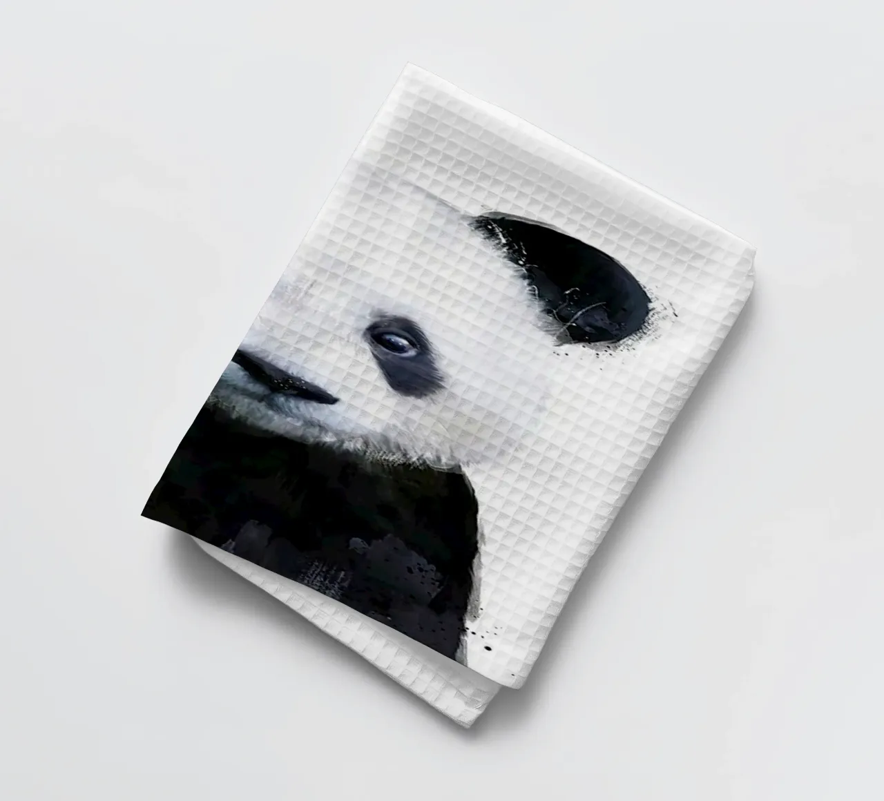 Panda Bear Art Print torchon de ZARAH