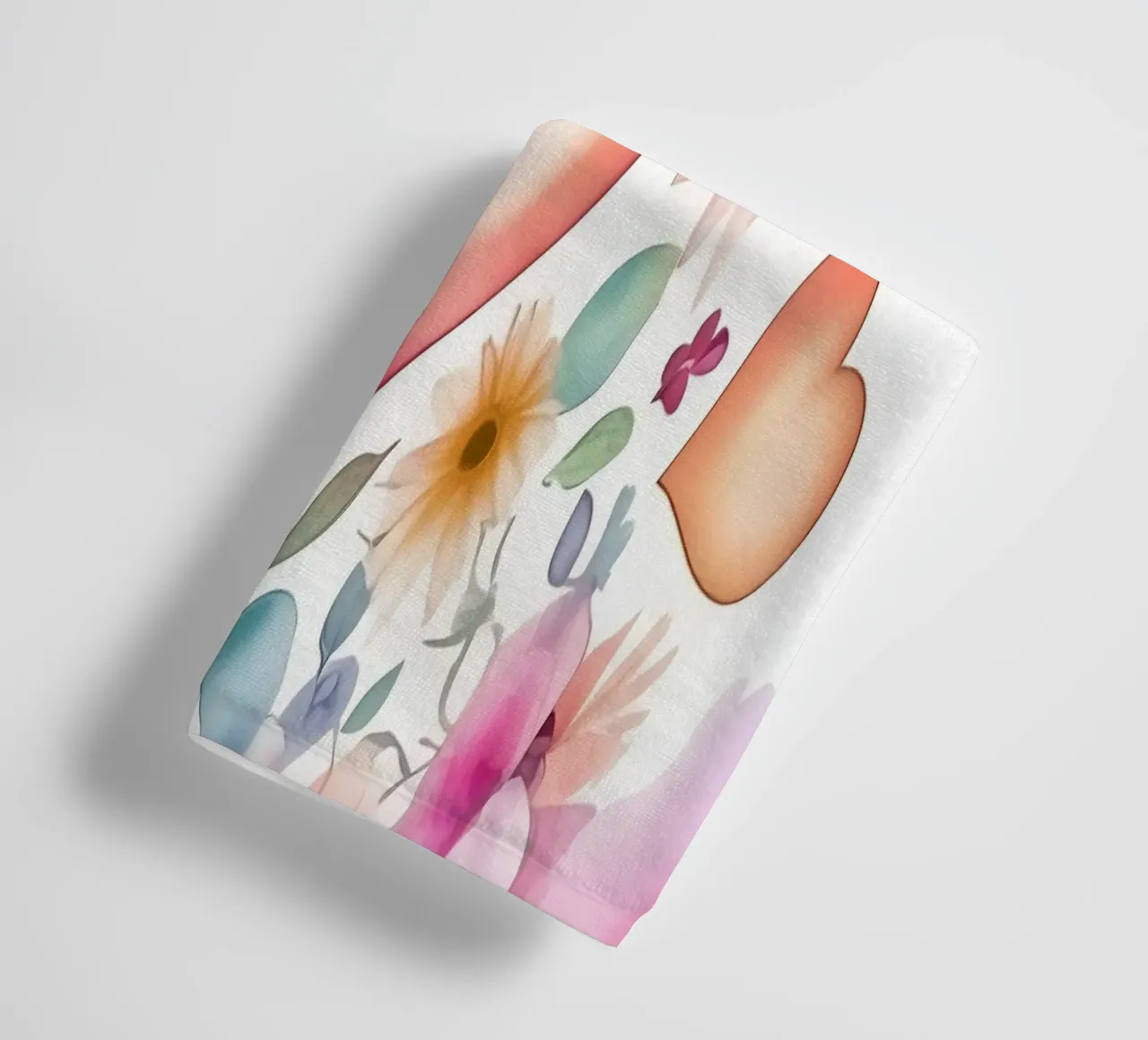 cuori_pastello_1 asciugamano da bagno da Pink- und LoveArt by LK