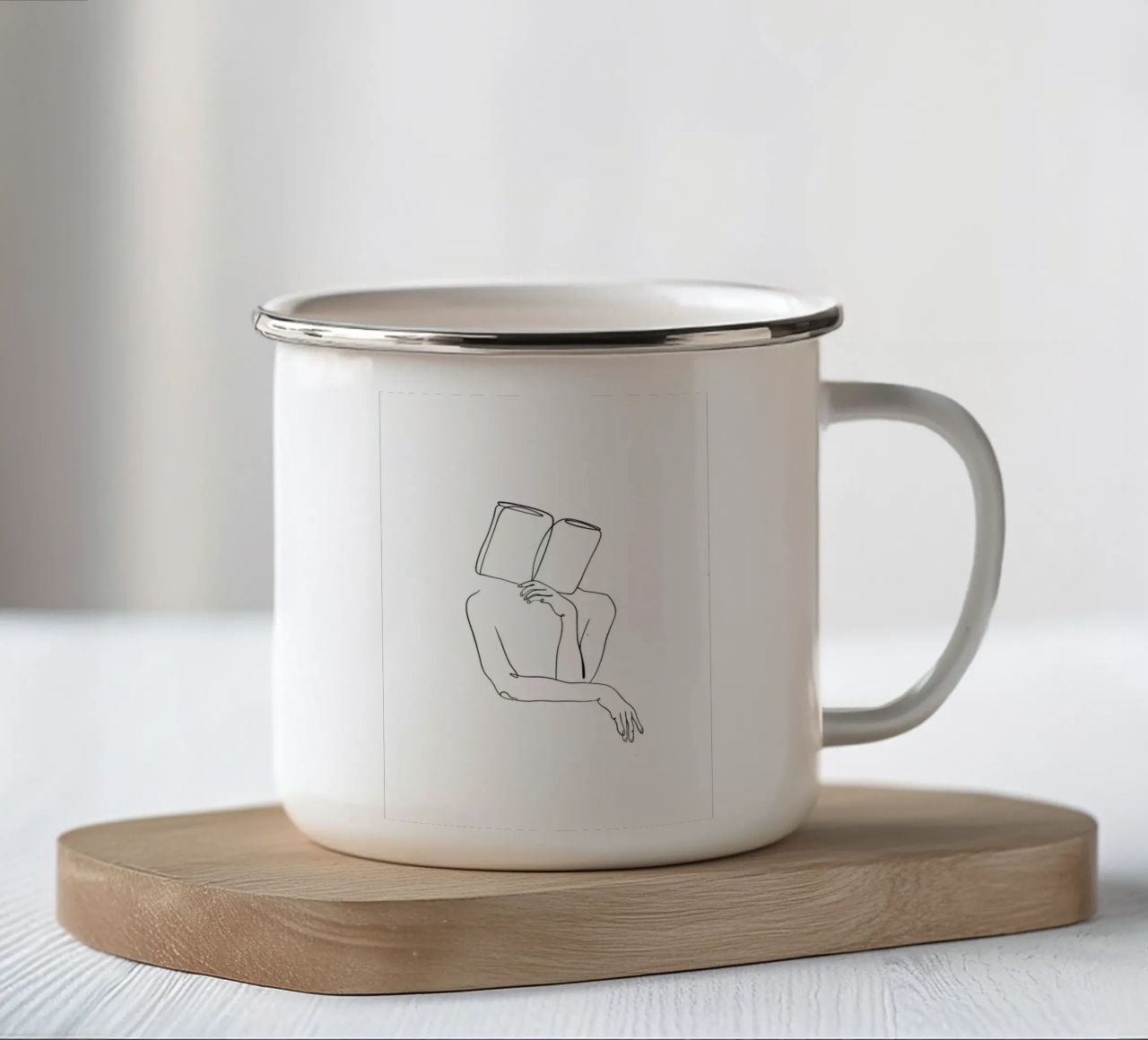 Leggi tazza in smalto da Aiden Garcia