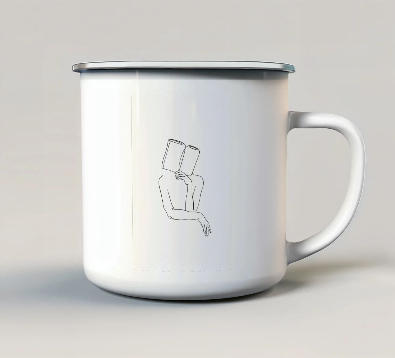 Leggi tazza in smalto da Aiden Garcia
