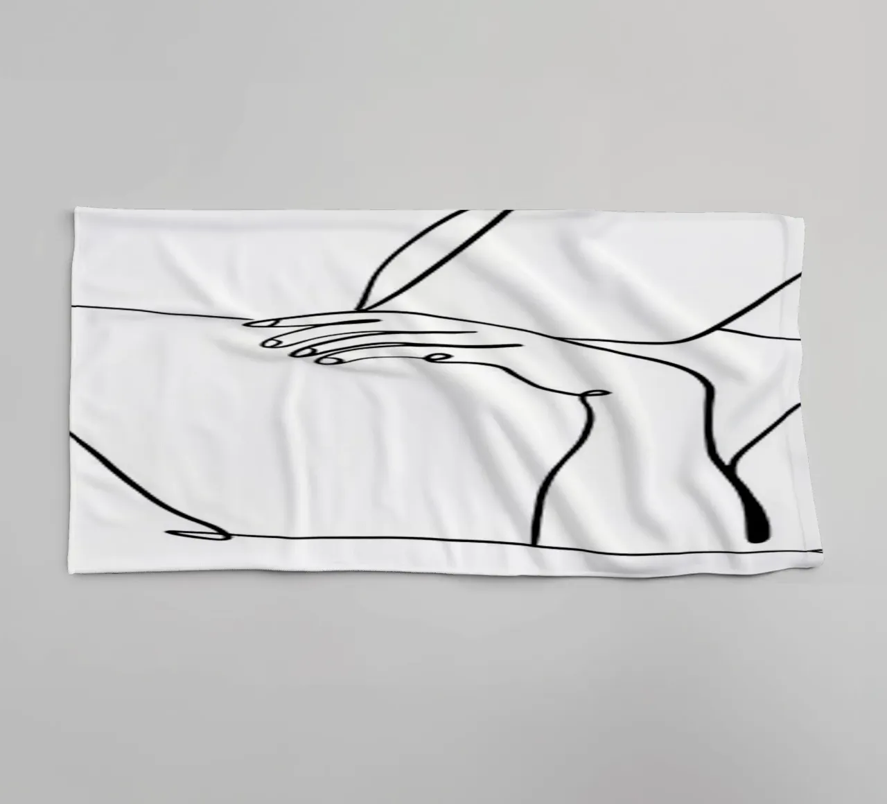 Read towel by Aiden Garcia