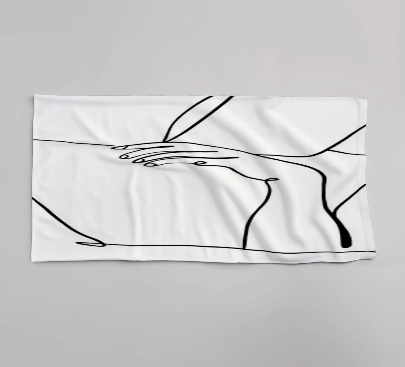 Read towel by Aiden Garcia