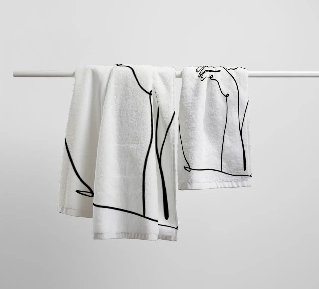 Read towel by Aiden Garcia