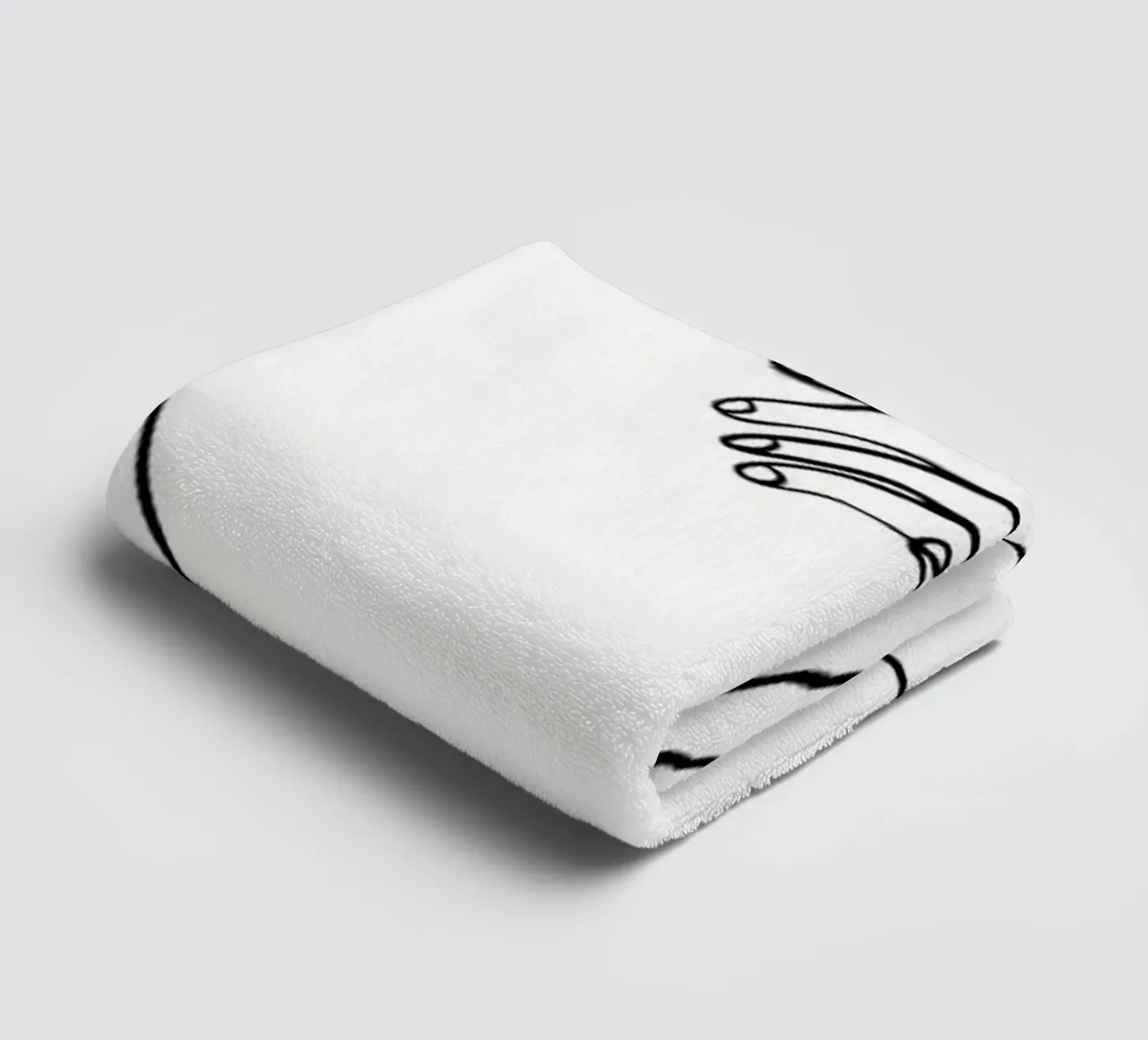 Read towel by Aiden Garcia